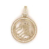 1.60 CT. Diamond Bismillah Pendant in 10K Gold - White Carat - USA & Canada